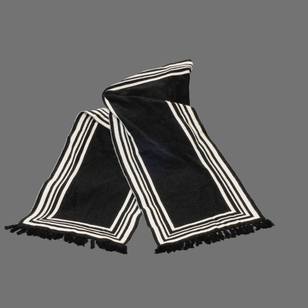 Black and White Scarf